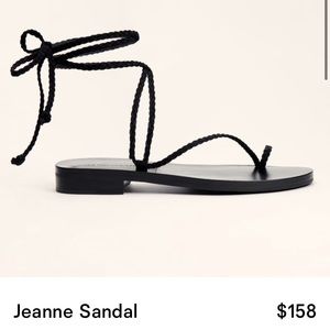 Reformation ankle wrap sandals